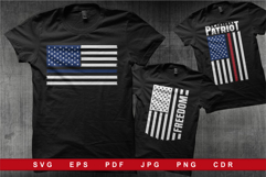 Thin Blue Line Flag American Patriotic and Freedom Product Image 1