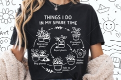 Things I do In my spare time plants SVG,Crazy plant lady svg Product Image 3