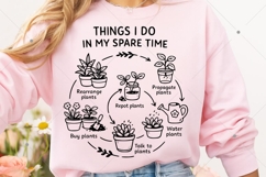 Things I do In my spare time plants SVG,Crazy plant lady svg Product Image 6