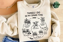 Things I do In my spare time plants SVG,Crazy plant lady svg Product Image 7