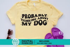 Retro Dog Mom SVG | Funny Dog Mom Quote SVG Product Image 1