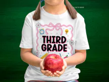 Third Grade SVG / PNG, Back To School SVG, School First Day Product Image 2