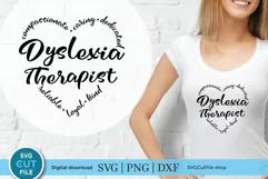 Create shirts and tote bags for your dyslexia therapy friends and coworkers quickly!