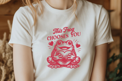 This Frog Chooses You SVG, Funny Frog Valentine PNG Design Product Image 2