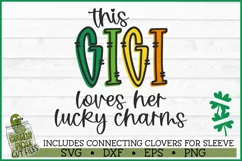 This Gigi Loves Her Lucky Charms on Sleeve SVG File Product Image 2