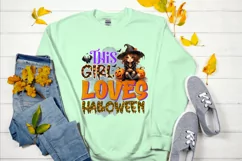 This girl loves halloween Sublimation PNG Product Image 2