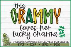 This Grammy Loves Her Lucky Charms on Sleeve SVG File Product Image 2