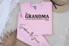 This grandma wears her heart on her sleeve SVG Product Image 2