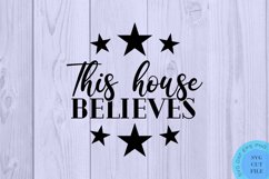 This House Believes Svg Christmas Ornament Svg Christmas Svg Product Image 2