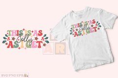 Funny Christmas Quotes SVG T-shirt Design Product Image 2