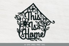 This is Home Papercut SVG Product Image 1