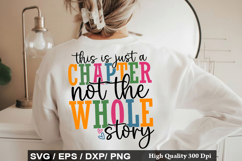 This is Just a Chapter Not the - Motivational SVG Design Product Image 1