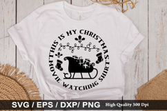 Christmas SVG Design - This is my christmas movie watching Product Image 3