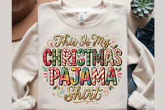 This Is My Christmas Pajama PNG Designs Product Image 2