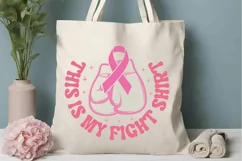 This Is My Fight Shirt SVG, Breast Cancer SVG Design Product Image 3