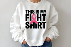 Breast Cancer SVG Bundle | Cancer Quotes SVG Files Product Image 2