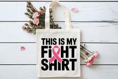 This Is My Fight Shirt SVG | Breast Cancer Awareness SVG Product Image 4
