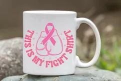 This Is My Fight Shirt SVG, Breast Cancer SVG Design Product Image 2