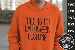 This Is My Halloween Costume | Kid’s Halloween Svg Design Product Image 1