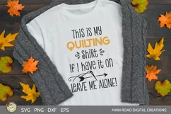 funny craft quote preview on t-shirt mockup