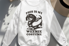This Is My Weenie Costume SVG PNG | Funny Dachshund Cut File Product Image 2