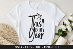 Happy New Year SVG Design - Why Wait Till Midnight Product Image 4