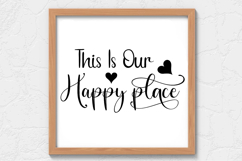 This Is Our Happy Place SVG, Farm House Sign SVG Product Image 1