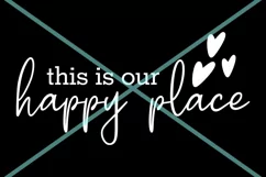This Is Our Happy Place SVG, Home Sign SVG, Wood sign SVG Product Image 3
