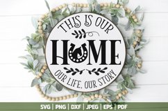 This Is Our Home | Round Signs SVG Bundle Product Image 2