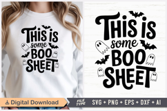 This Is Some Boo Sheet SVG | Halloween SVG | Funny SVG Product Image 1