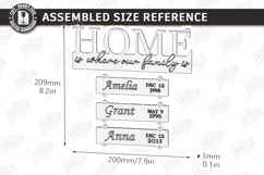 Family Birthday Tracker Boards Laser Cut Bundle | Wall Decor Product Image 17