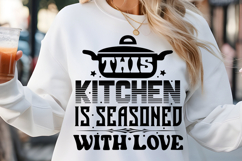 This kitchen is seasoned SVG, Cutting Board SVG Product Image 1