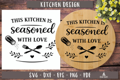 This Kitchen Is Seasoned With Love SVG