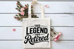 This Legend Has Retired SVG, Retirement SVG Product Image 4
