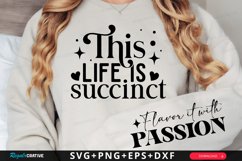 This Life Is Succinct Sleeve SVG, Inspirational SVG Design Product Image 1
