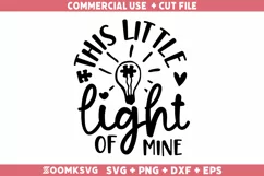 This little light of mine SVG | Autism SVG | Autism PNG Product Image 2