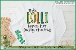 This Lolli Loves Her Lucky Charms on Sleeve SVG File Product Image 1