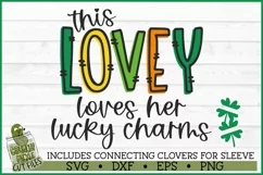 This Lovey Loves Her Lucky Charms on Sleeve SVG File Product Image 2