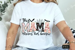 This Mama Loves Her Boos PNG | Halloween PNG Product Image 3