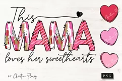 This Mama Loves Her Sweethearts PNG, Valentines Day PNG Product Image 4