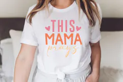 This Mama Prays SVG, Christian Mom SVG, Faith Quote SVG Product Image 2