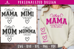 Heart on Sleeve SVG Bundle Custom family shirt Product Image 2