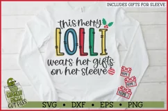 This Merry Lolli Wears Her Gifts on Her Sleeve SVG Product Image 1