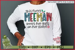 This Merry Meemaw Wears Her Gifts on Her Sleeve SVG Product Image 1