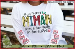 This Merry Mimaw Wears Her Gifts on Her Sleeve SVG Product Image 1
