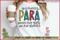 This Merry Para Wears Her Gifts on Her Sleeve SVG Product Image 1