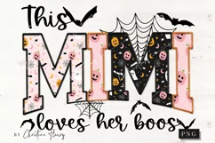 This Mimi Loves Her Boos PNG | Halloween PNG Product Image 5