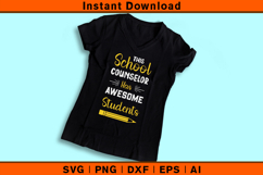 This School Counselor Has Awesome Students SVG Product Image 3