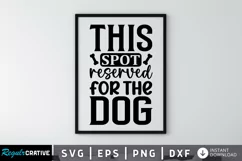 This spot reserved for the SVG, Farmhouse Dog SVG Design Product Image 1