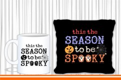 Kid Halloween Shirt SVG Design, This The Season To be Spooky Product Image 3